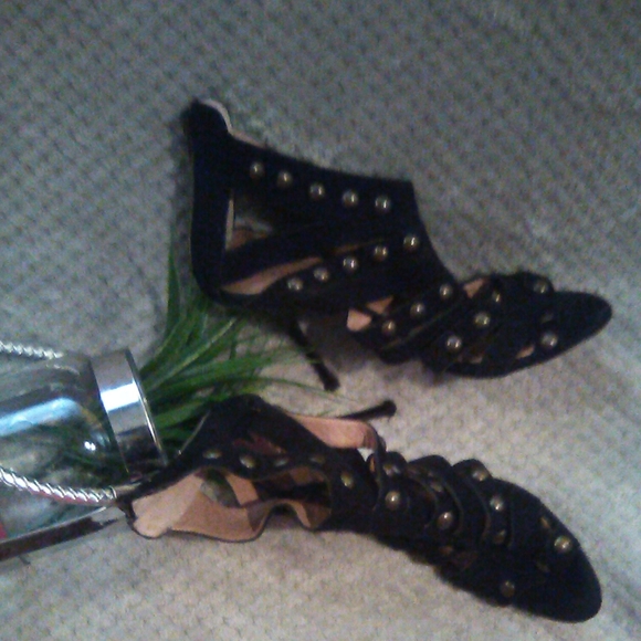 Latitude femme strappy studded heels - Picture 2 of 4